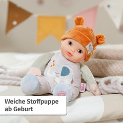 Baby Annabell pentru bebeluși Sweetie Sand 30Cm, păpușă moale 30Cm mare din țesătură cu zornăitor integrat, pentru nou-născuți, 710722 Zapf Creation Papusi Naty Shop