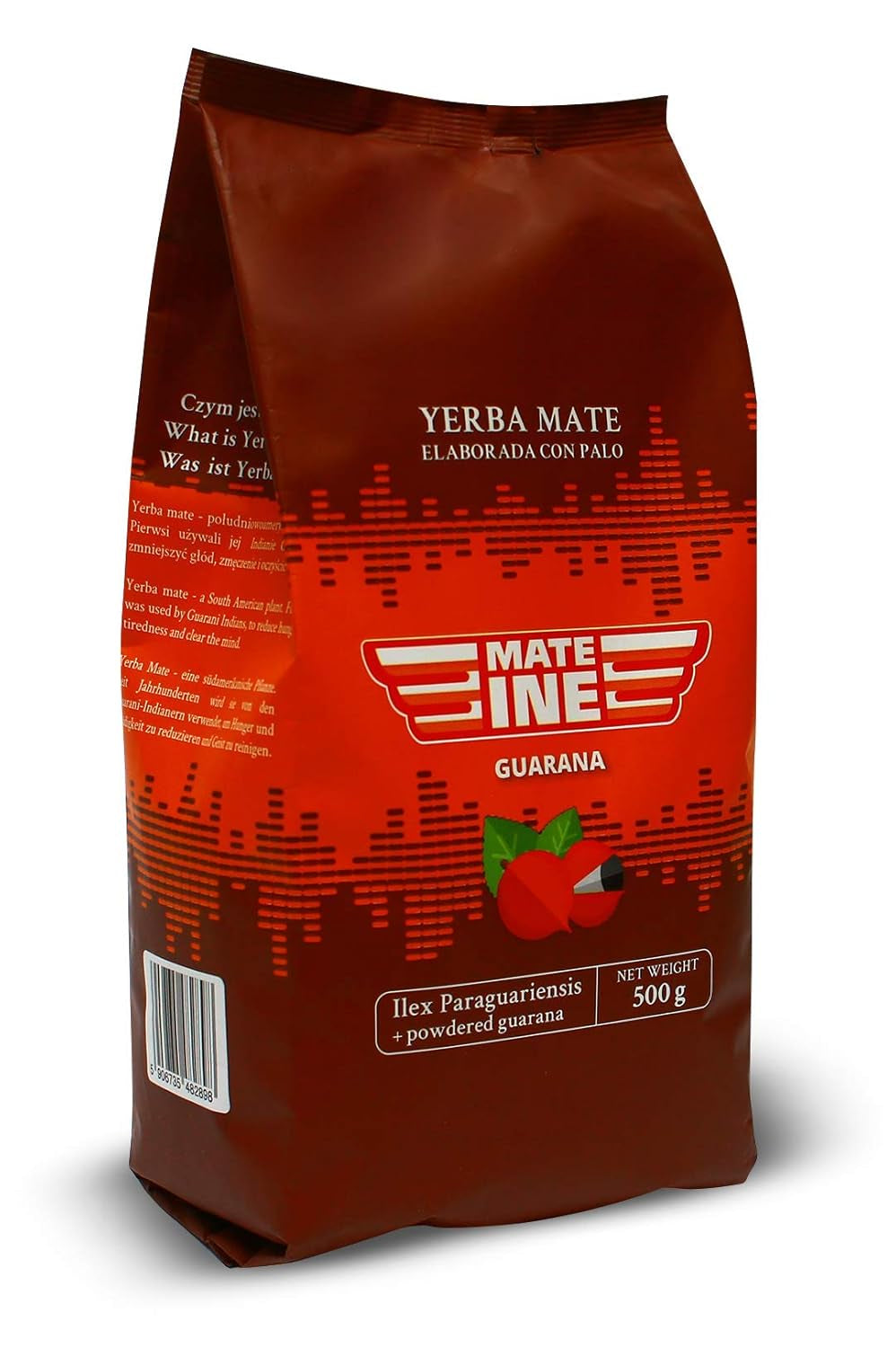 Ceai Mate Yerba Mate cu guarana, neutru, 500 g