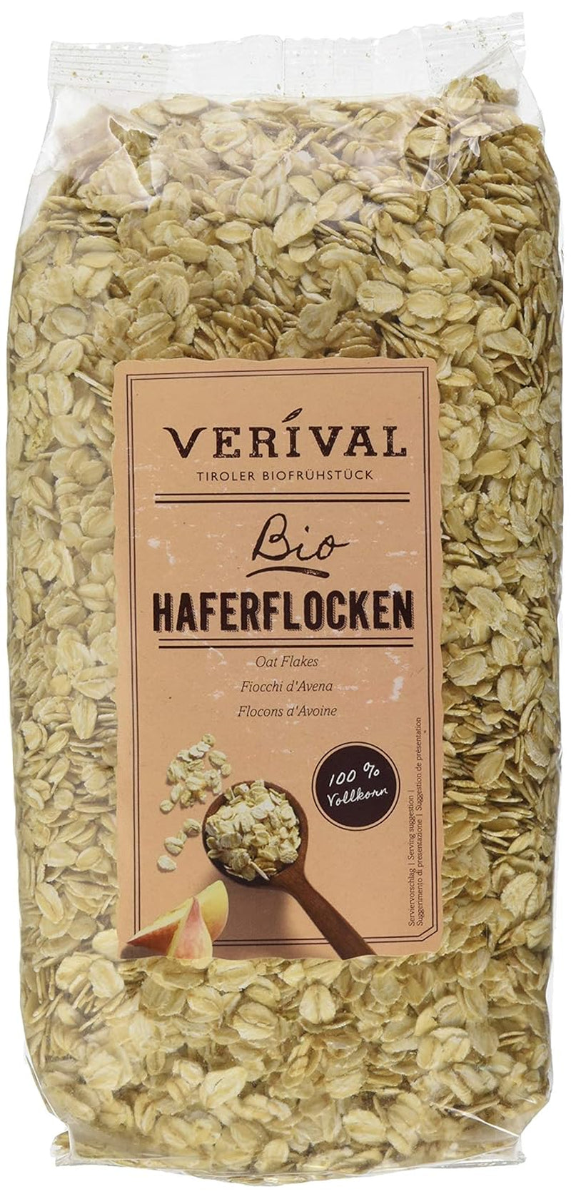 Avena orgánica Verival, paquete de 6 (6 x 500 g)