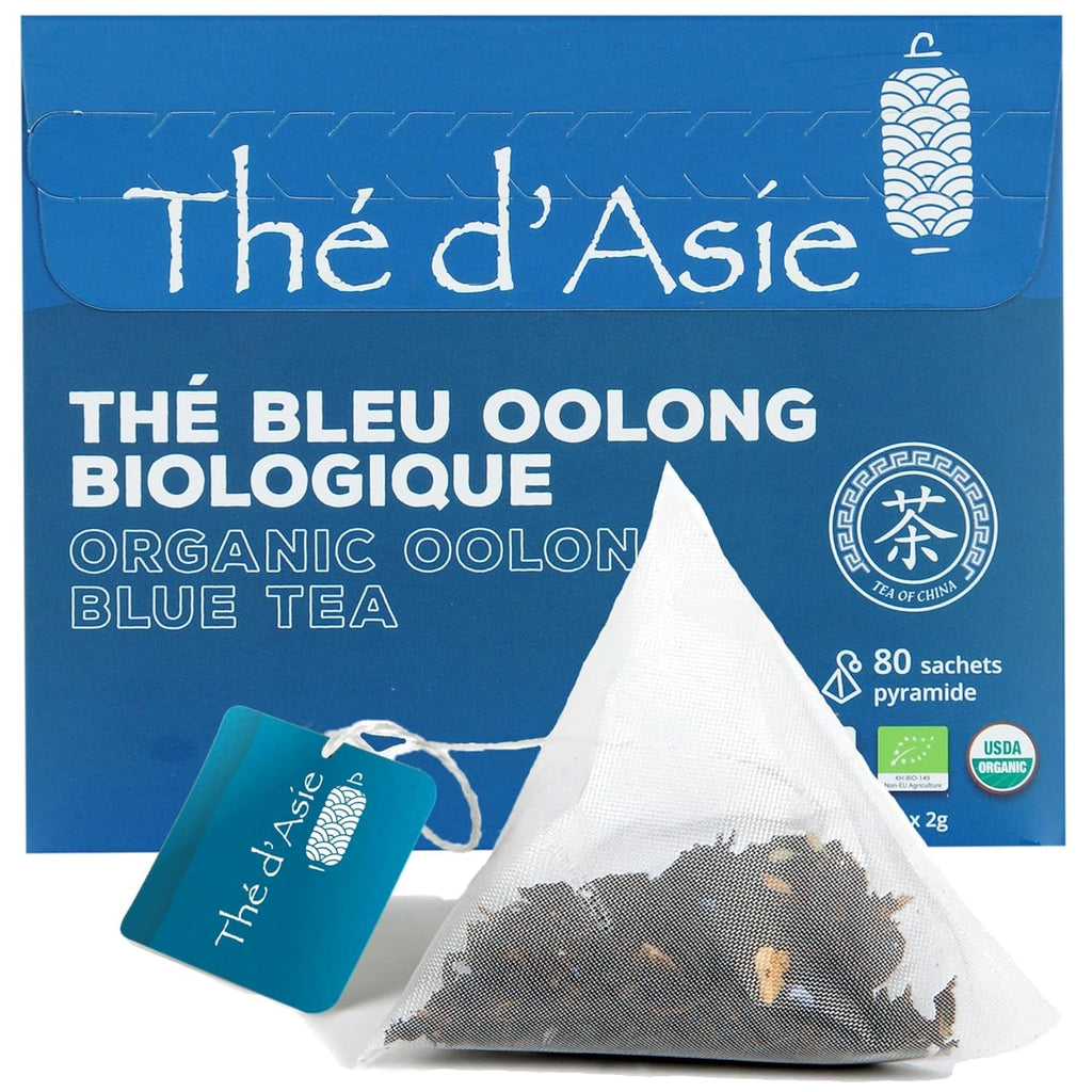 Khla - Ceai Oolong Bio 100 G - Ceai albastru - Ceai natural vrac - Ceai asiatic organic - Vrac și tăiat - Ceai din plante și infuzie - Din China