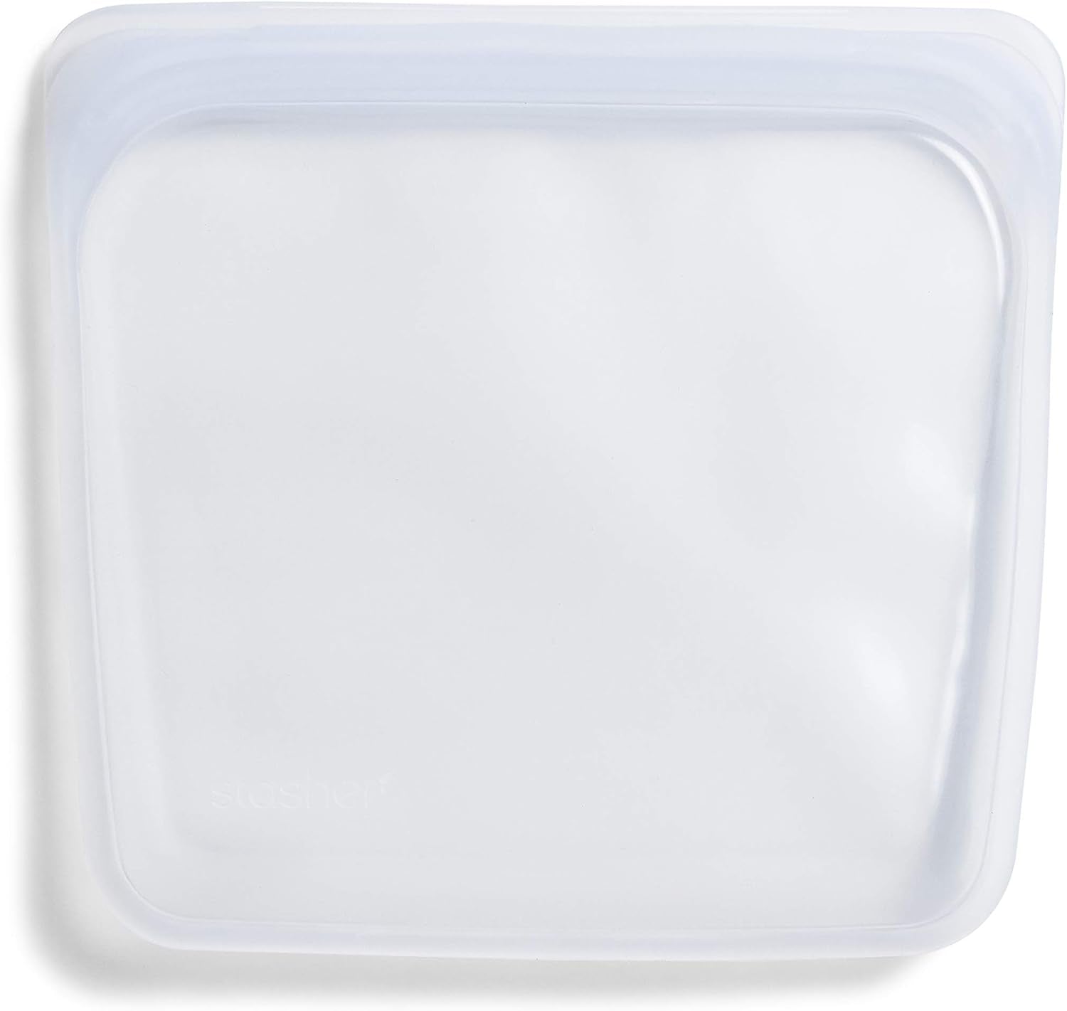 Pungă Stasher Pungă din silicon premium reutilizabilă pentru alimente, pungă sandwich, transparentă, durabilă, sigură pentru cuptor, mașină de spălat vase și congelator, ecologică, pungă pentru prânz, fără scurgeri, 828ml Cutii depozitare alimente Naty Shop