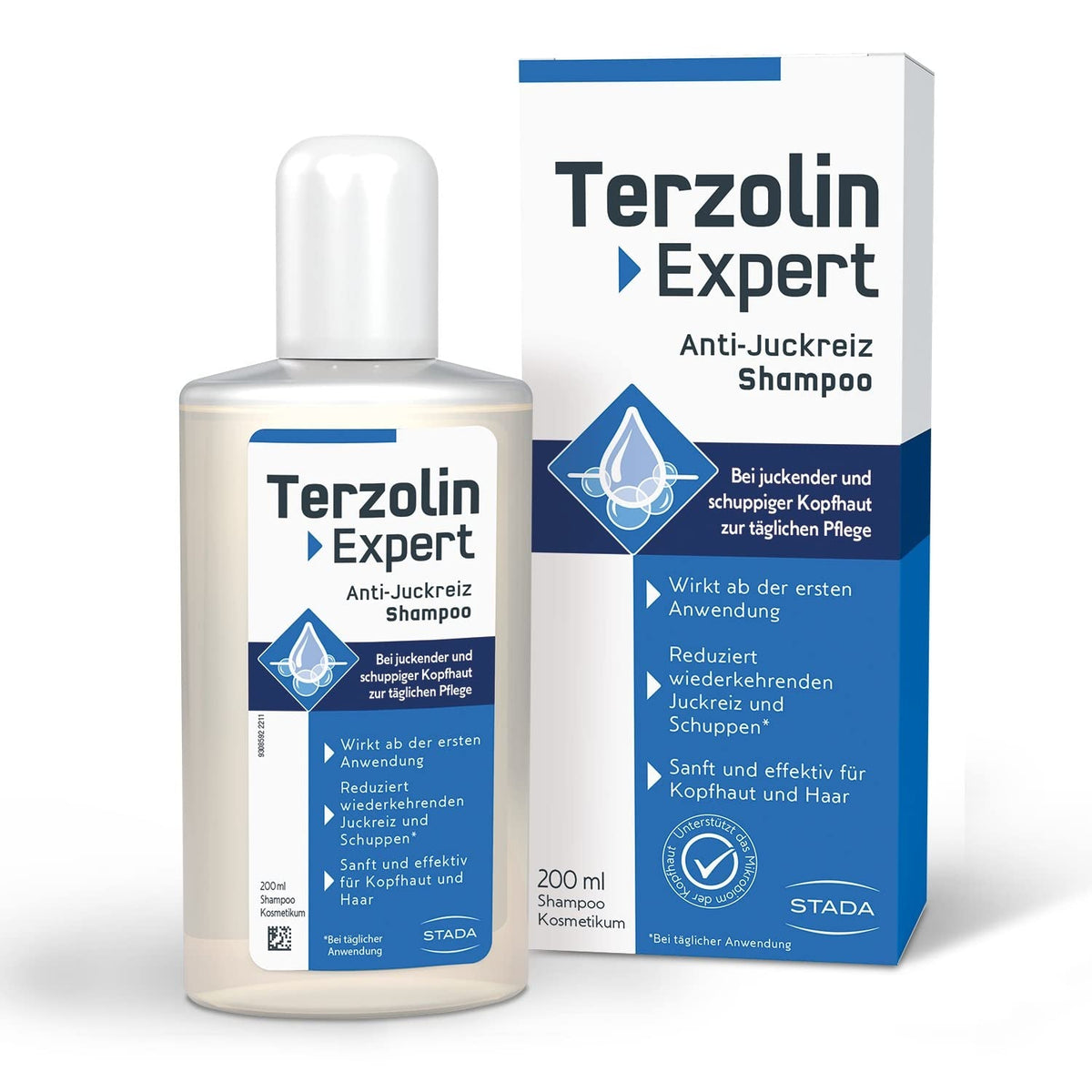 Terzolin Expert Champú Antipicazón, Cuidado hidratante para el cuero cabelludo sensible - 200 ml Ducha y baño Terzolin Default Title
