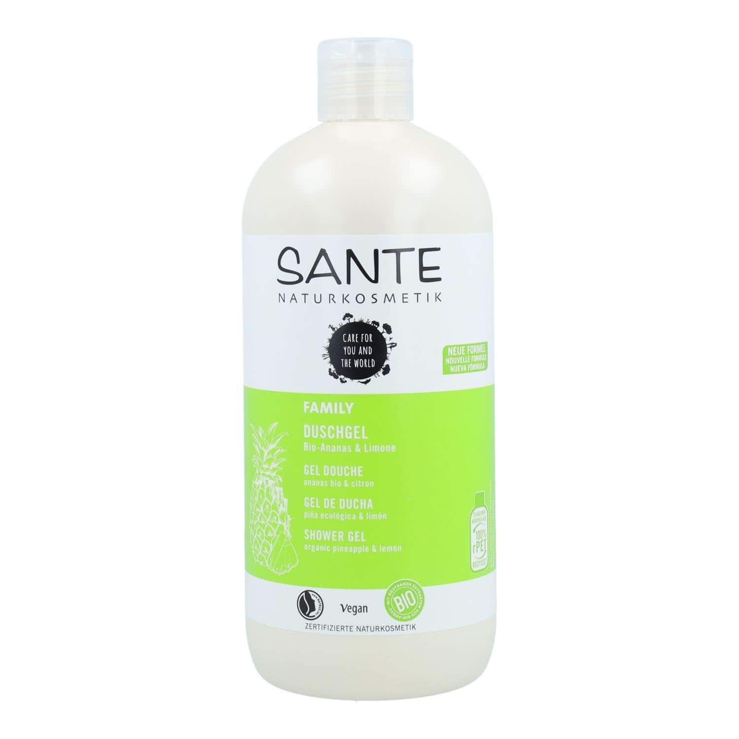 SANTE Natural Cosmetics Gel de ducha refrescante con fragancia cítrica, 950 ml Ducha y baño Naty Shop 500 ml Afrutado, fresco