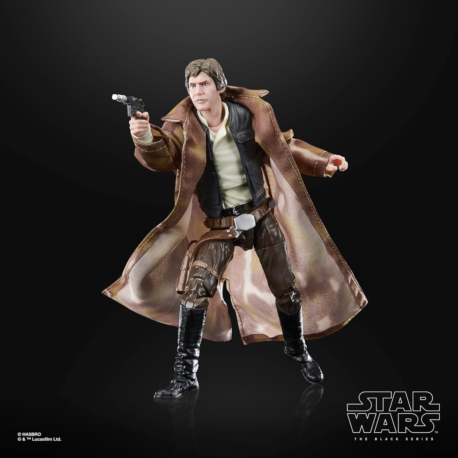 Star Wars Seria Neagră Han Solo, 15 Cm Tall Action Figure Zu Wars: The Return of the Jedi Knight Action figures Naty Shop