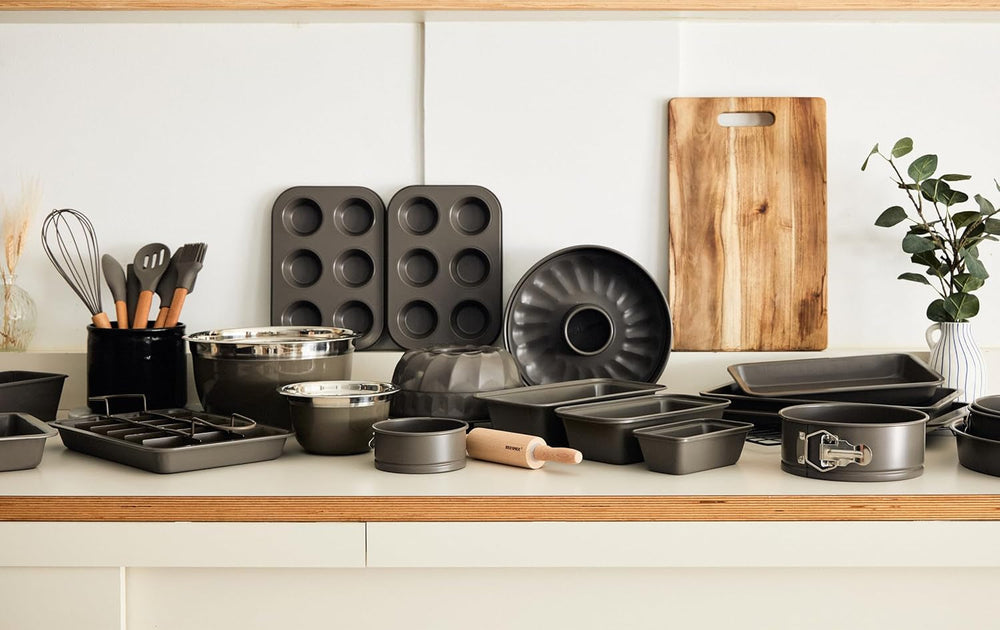 BERGNER BAKING LOVERS - Set Von 2 X 6 Tazas Muffinformen - Kohlenstoffstahl Mit Ilag Essential, PFOA Frei, Leicht Zu Reinigen Moldes y bandejas para repostería Naty Shop