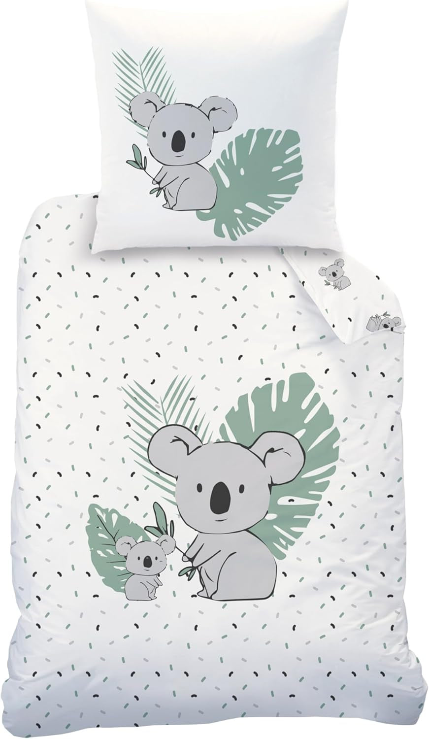 Ropa de cama infantil, Oso Koala, unisex, 100% algodón Ropa de cama - infantil Naty Shop
