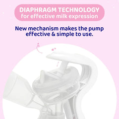 Pompa manuala Chicco Natural Feeling, pompa de alaptare cu tetina inclinata si capac ermetic, devine biberon - 150 ml Accesorii Hrana si Alaptare Bebe Naty Shop