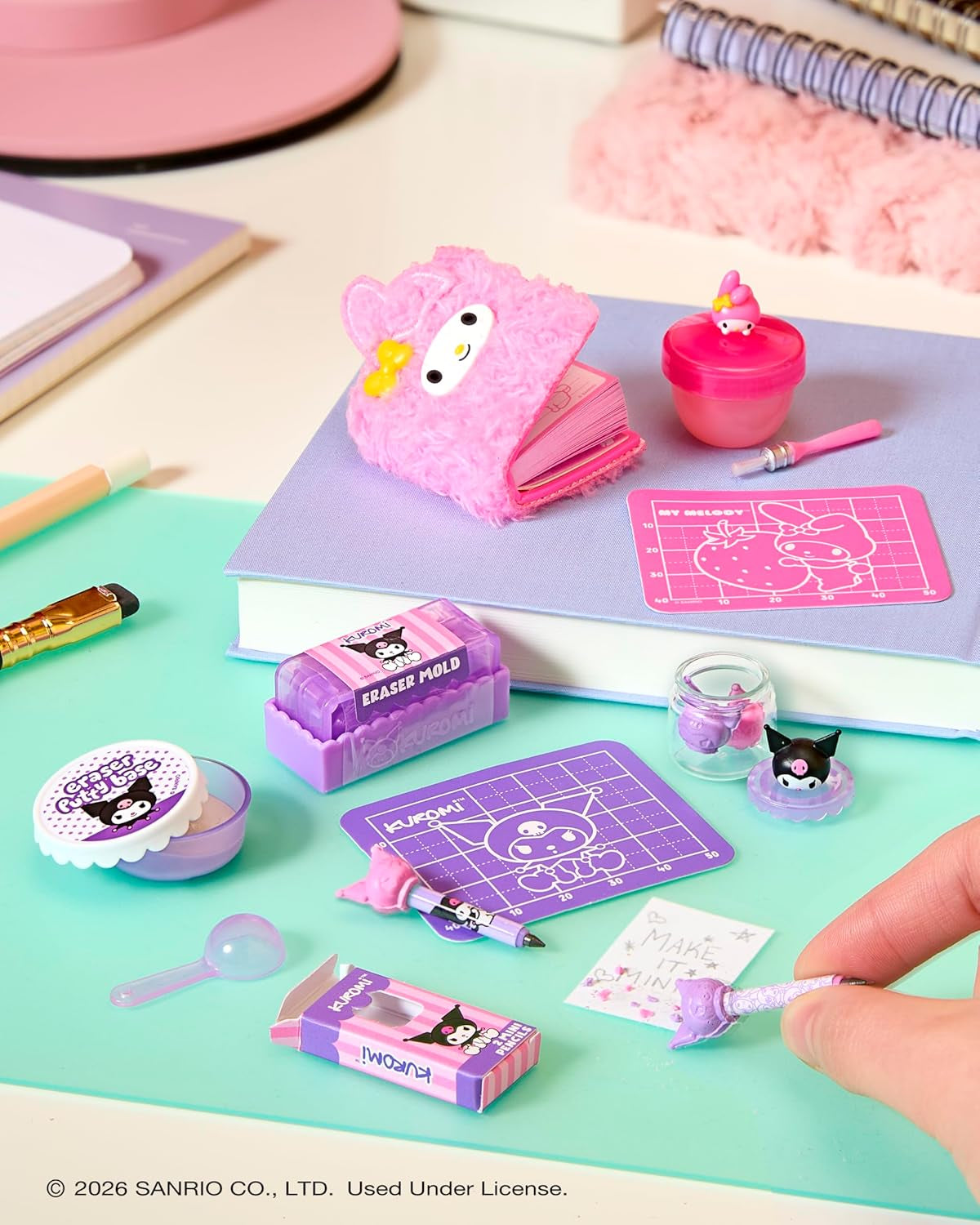 Miniverse MGA Make It Mini Hello Kitty and Friends Seria 3 – Mini obiecte de colecție, Sanrio, replici retro de papetărie, artizanat, DIY, pentru colecționari și copii cu vârsta de 8 ani și peste