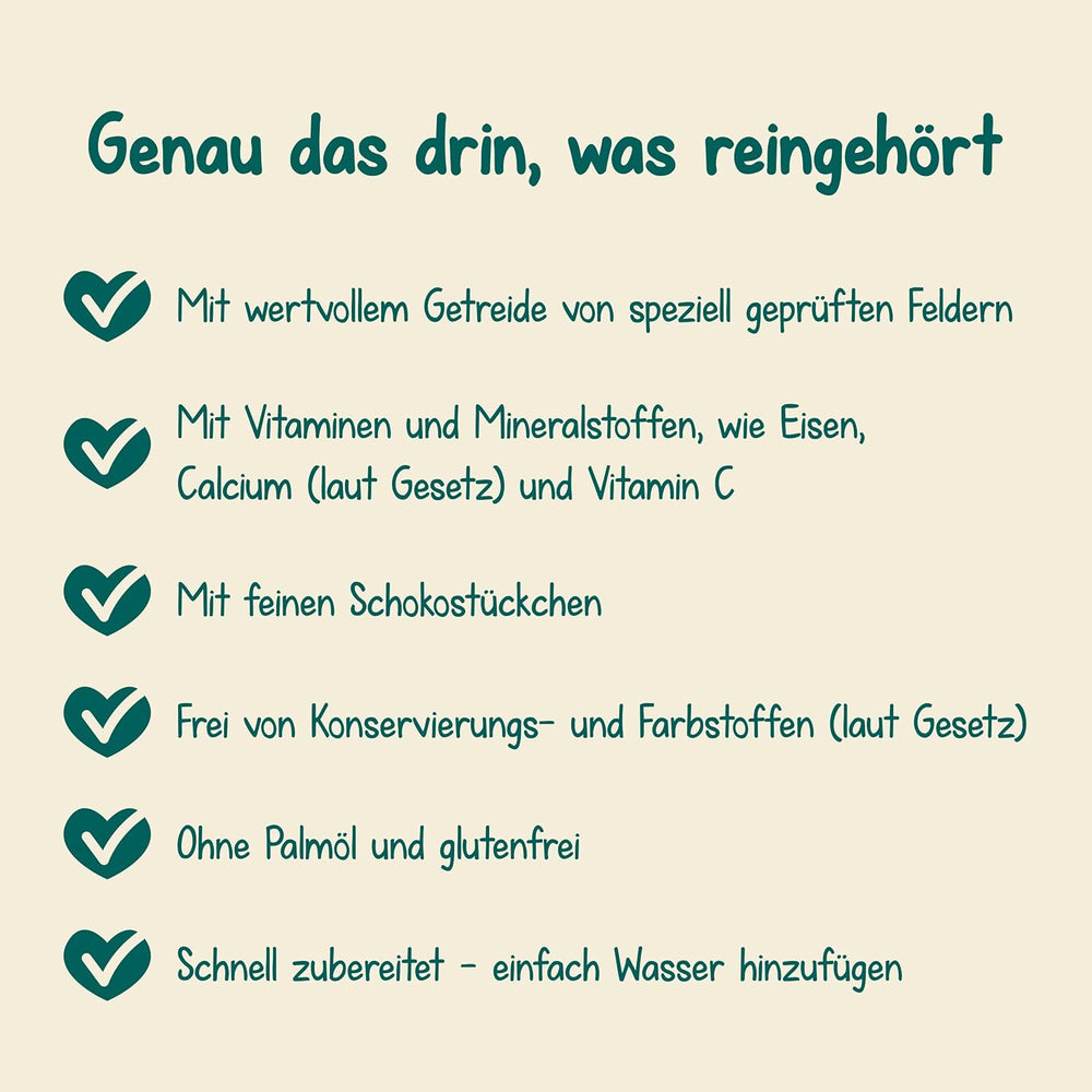 Papilla de Leche Milupa Stracciatella - Cereal para bebés sin gluten y sin aceite de palma - Sin conservantes ni colorantes - A partir de 8 meses - 4 x 400 g
