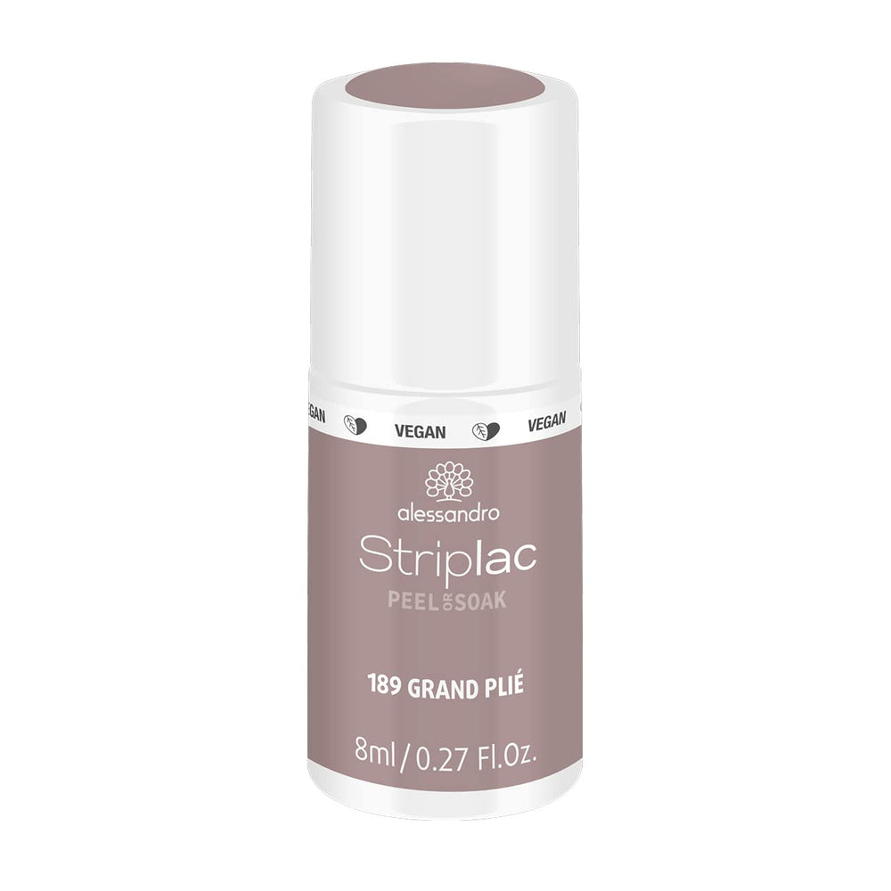 alessandro Striplac UV-Nagellack Flat White – Schonend und langanhaltend – Einfache Entfernung dank Peel-Off-Technologie – Vegan und tierversuchfrei – 8 ml