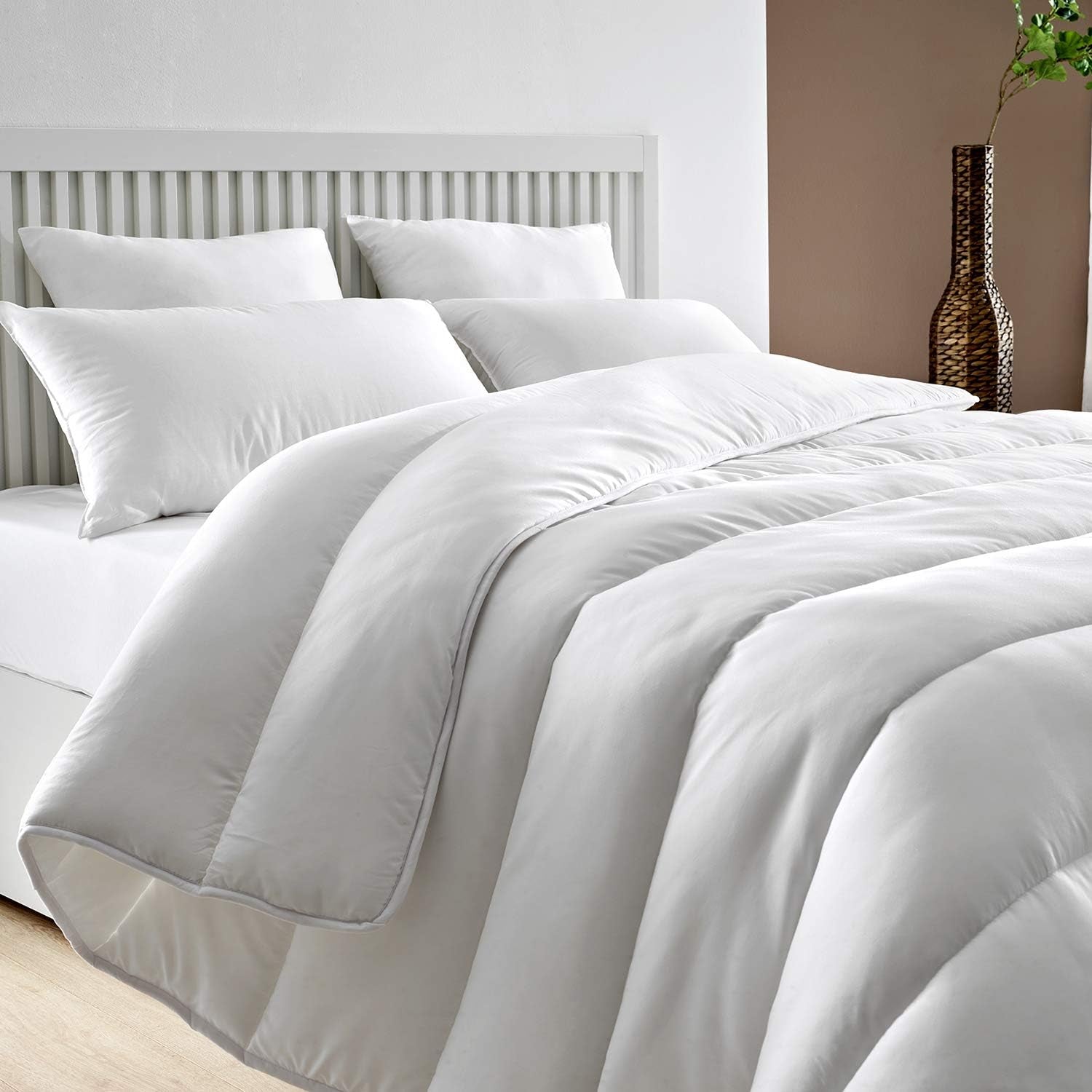 Pikolin Home - Edredón Nórdico Antiácaros 400 G, Apto para Habitaciones de Invierno y Bajas Temperaturas, Cama 200-240 X 280 Cm. Edredones y colchas Naty Tienda