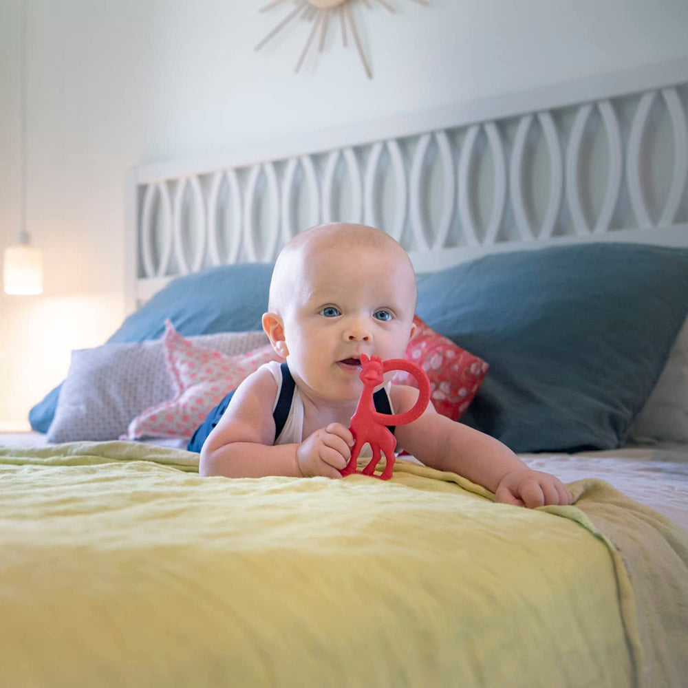 Girafa Sophie – A fost odată – Inel de dentiție cu vanilie (culoare aleatorie)