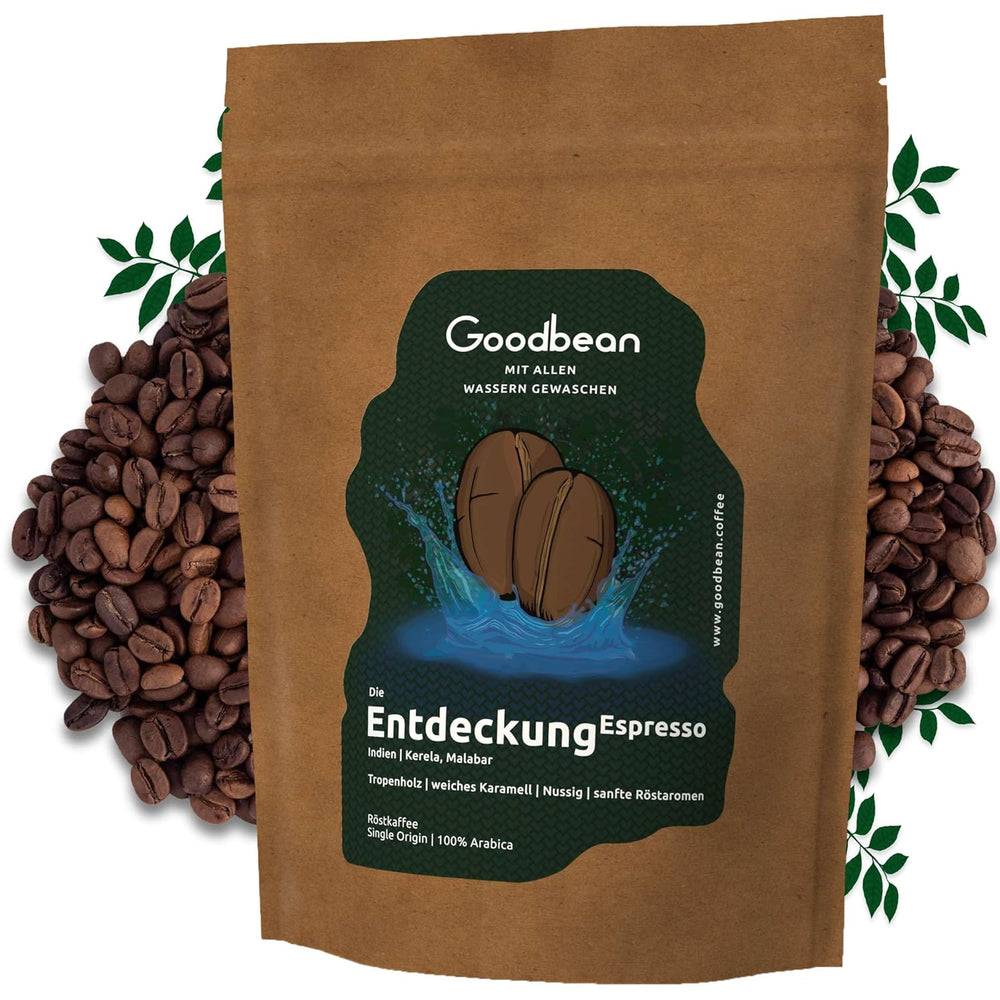 Descoperirea - Espresso | Boabe de cafea 500g - 100% Arabica | pentru aparate complet automate/portafiltru/espresso | Boabe de cafea întregi | Boabe de cafea proaspete