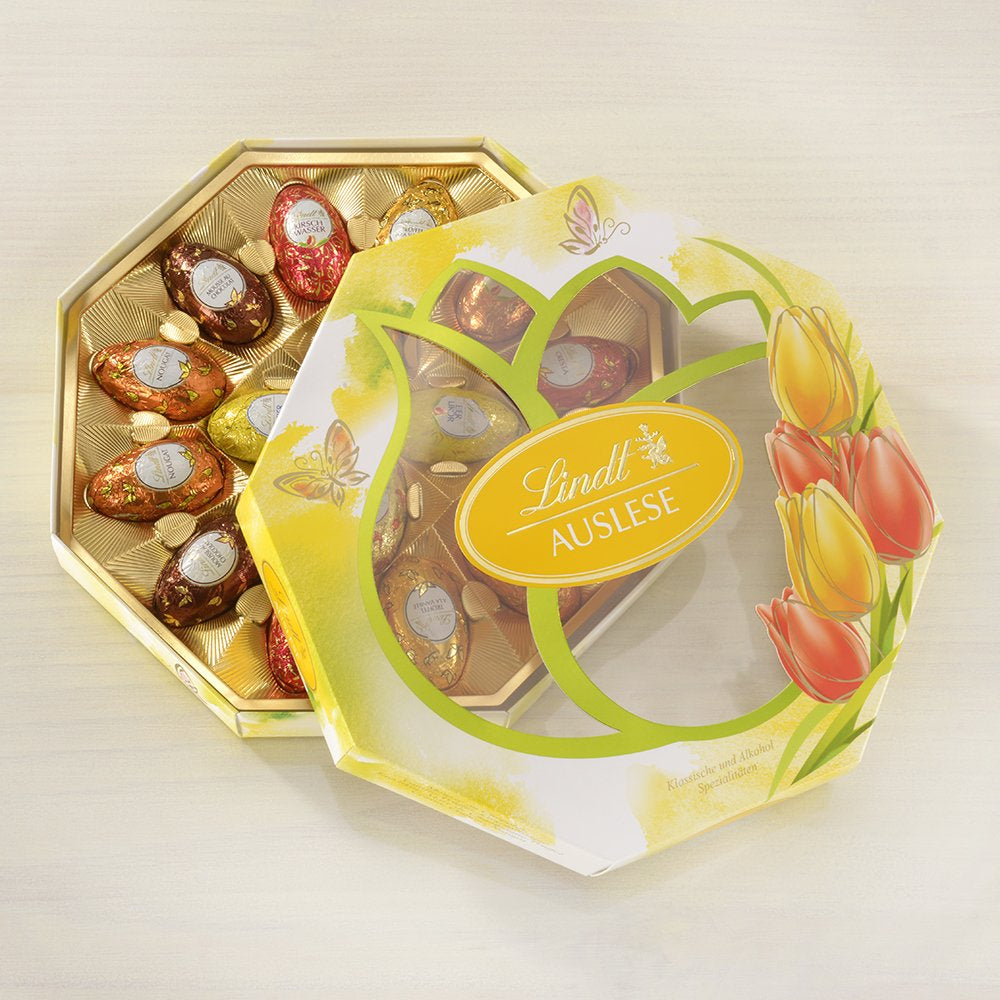 Huevos Selección Chocolate | 288 gramos | 2 x Huevos Crestados y Trufas de Chocolate | 3 x 90g | Las mejores trufas de Marc de Champagne en chocolate blanco | Chocolate de Pascua | Regalo de chocolate