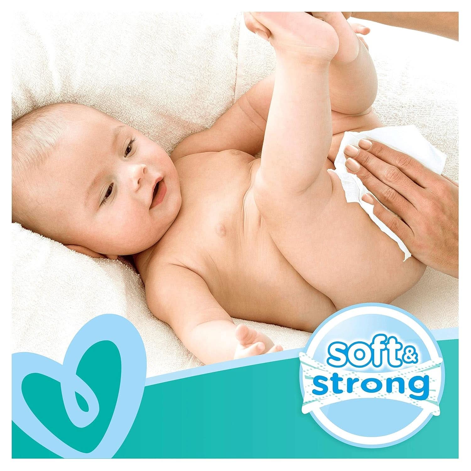 Pampers, Fresh Clean, 80 toallitas Toallitas Húmedas Bebé Naty Shop