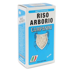 ‎Risera Campanini Arroz Risotto 500 g – Arroz Risotto Italiano, Arroz Riso Arborio, Risotto Cremoso