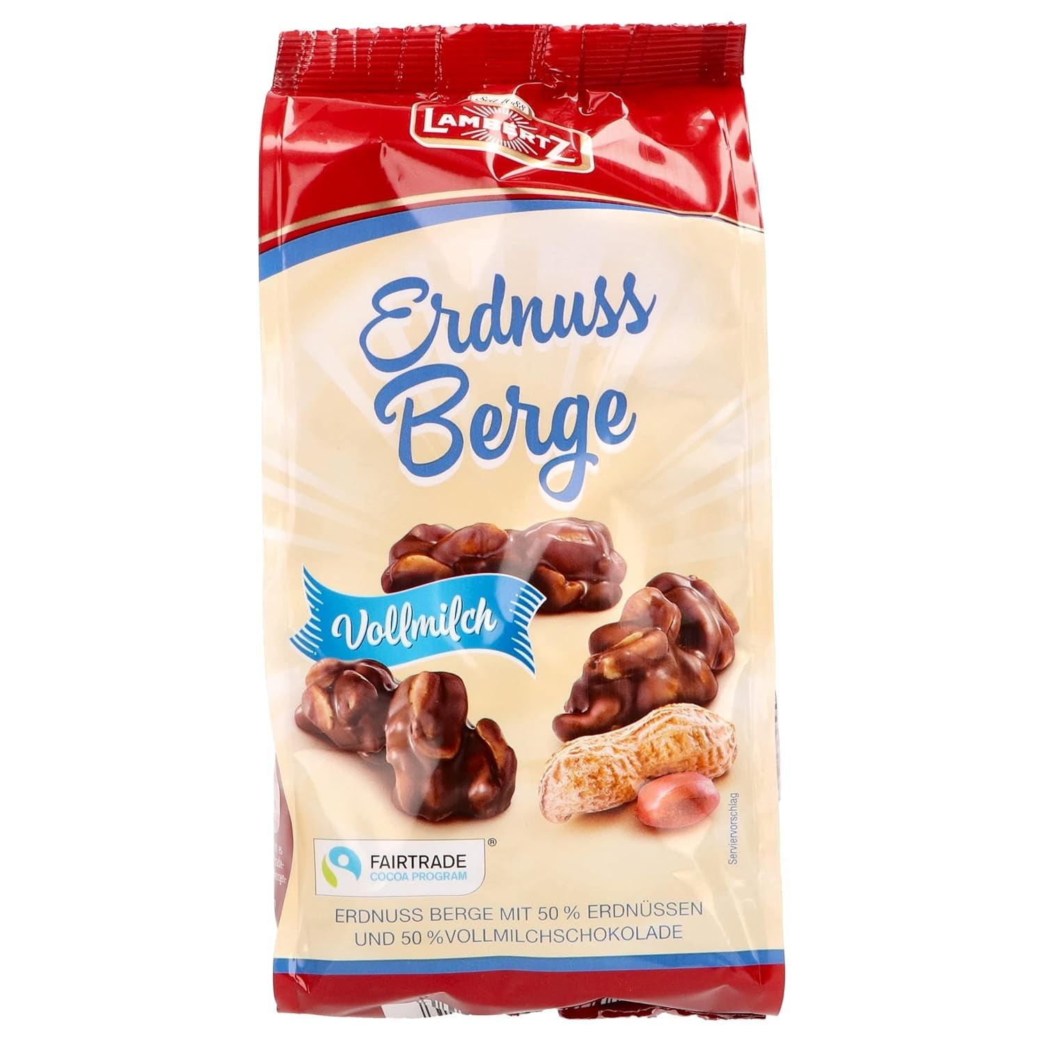 Ciocolată cu lapte Peanut Mountains (250 g)