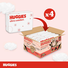 Pañales Huggies Ultra Comfort, talla 3 (4-9 kg), diseño Disney, 168 piezas