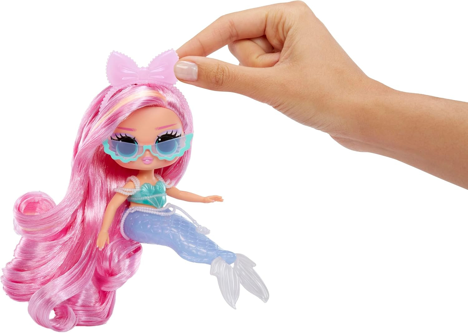 jajaja ¡Sorpresa! Preadolescentes - Sirena Lola Waves - Muñeca de moda con cola que cambia de color, aleta móvil y bonitos accesorios - juguete para niños y coleccionistas a partir de 4 años Naty Shop Dolls