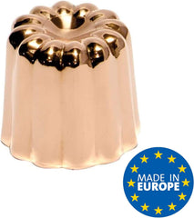 Moldes para hornear, cobre, 17,5 x 6 x 6 cm, 3 piezas Moldes y bandejas para hornear Naty Shop