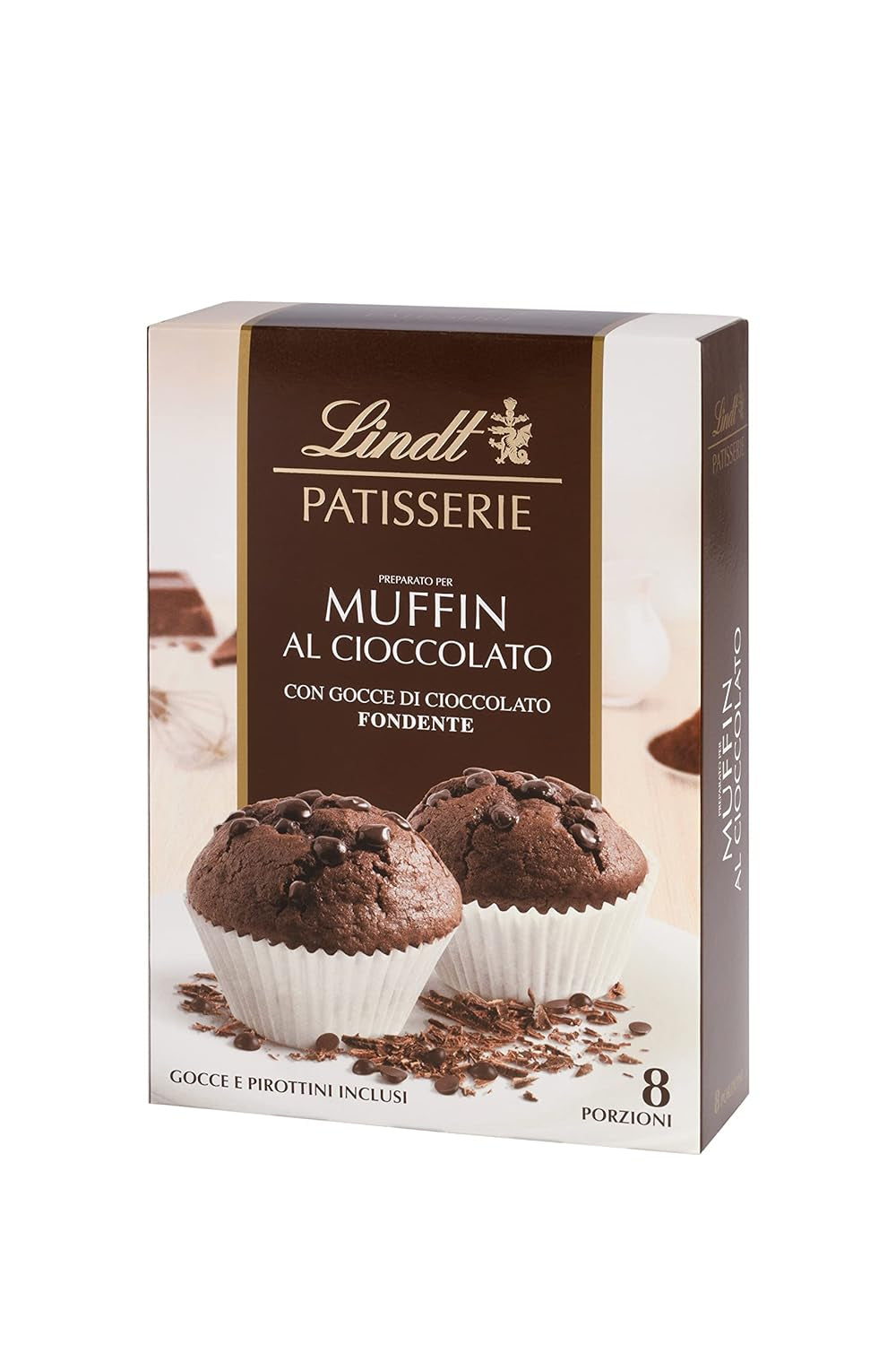 Lindt & Sprüngli Feines Backen Kuchenmischung, Backmischung, 8 Porciones, Sin Lactosefrei, 400 G Mezcla para hornear y cocinar Muffins Naty Shop