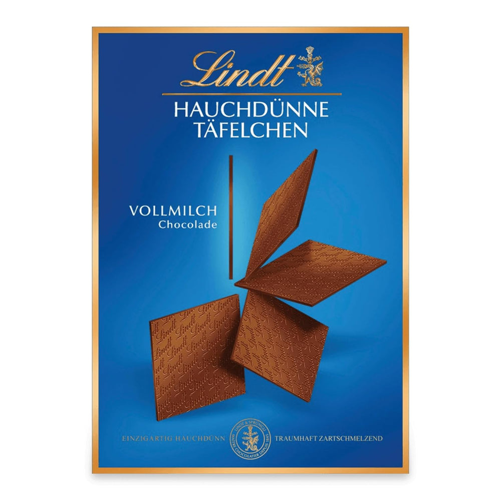 Barras de chocolate negro ultrafinas Lindt Chocolate | 125 gramos | Barritas ultrafinas del mejor chocolate negro | Especialmente fino y fino | Regalo de chocolate (1 paquete)