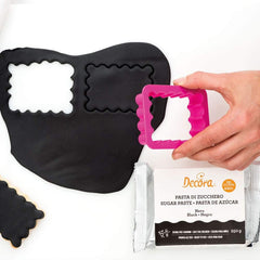 0255310 Set forme de biscuiți dreptunghiulare, ondulate, 4 piese 1,5-3,5-5,5-7,5 cm