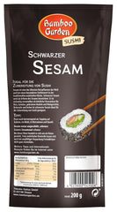 Bamboo Garden Sésamo negro, 200 g (Verpackungsdesign kann abweichen)