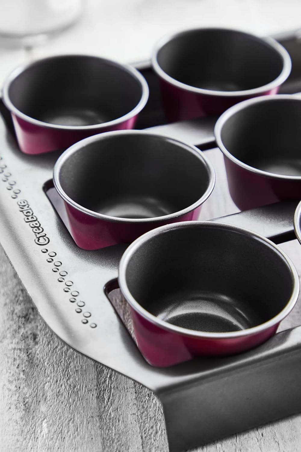 Tefal Creabake J3040104 Kuchenform, 9 Mulden, Antihaftbeschichtung, Austauschbar, Perfektes Backen, Kreative Und Leckere Rezepte, Nicht Kompatibel Mit Cake Factory, Creabake Matrite si tavi pentru copt Naty Shop