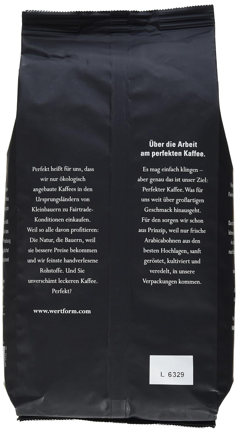 Bio FT Naturland Röstkaffee Arabica Crema, 1kg ganze Bohne