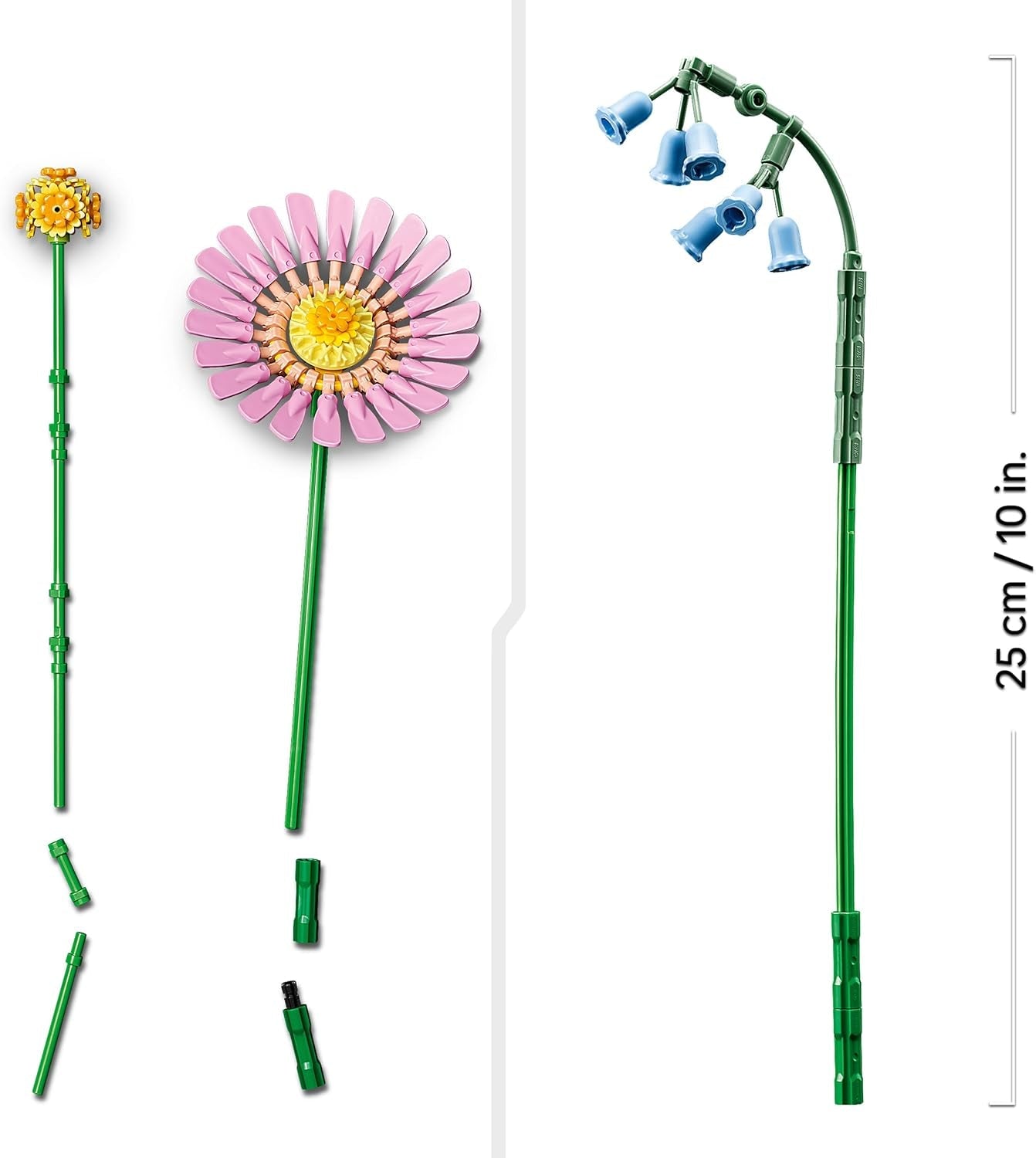 LEGO Botanicals Ramo de Verano Pequeño - Set de Construcción de Flores Artificiales - Incl. campanillas, ranúnculos y tulipanes - Idea de regalo para mujeres, madres y hombres - 10347 Juegos de construcción Besuche den LEGO-Store