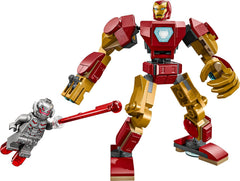 LEGO Marvel Iron Man Mech vs. Ultron - Juguete de superhéroe con 2 minifiguras - Figura de acción con brazos, piernas y dedos móviles - Regalo para niños y niñas a partir de 6 años 76307 Besuche den LEGO-Store Building Sets