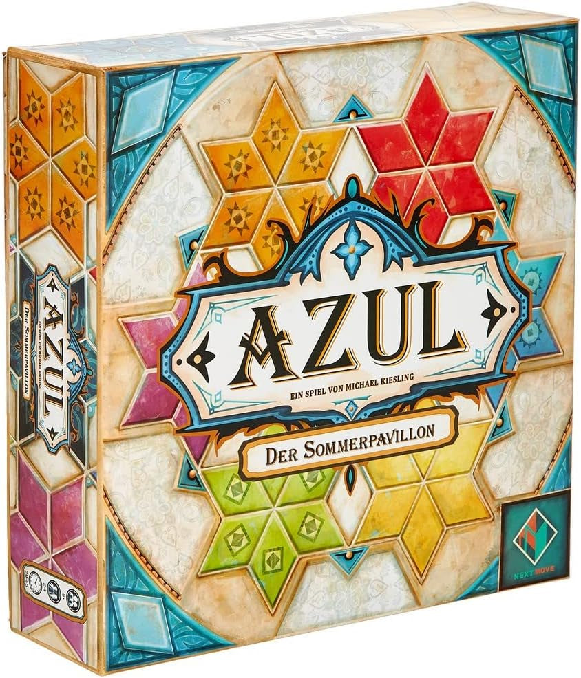 Next Move Games, UNbox Now, Azul, Joc de bază, Joc de familie, Jocul anului 2018, 2-4 jucători, Vârste 8+, 30-45 de minute, Germană