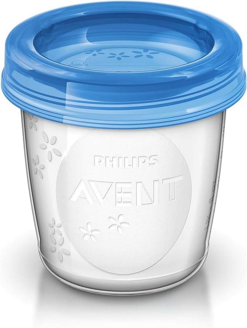 Philips Avent Austellungssystem Für Muttermilch, Becher Inklusive Deckel, Adaptador (Modell SCF618/10) Accesorios Alimentación y Lactancia Bebe Naty Shop