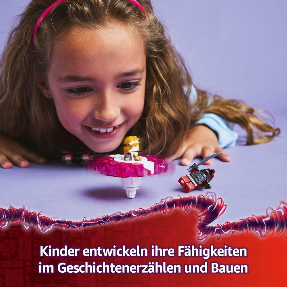 LEGO NINJAGO Spinjitzu Spinner Dragón de Sora - Juguete Ninja de Acción con 2 Minifiguras - Set de Juego Pequeño para Niños - Idea de Regalo para Niños y Niñas de 6 Años 71824 Juegos de Construcción Besuche den LEGO-Store