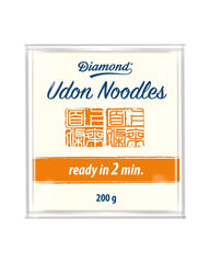 Fideos udon DIAMANTE, preparación fácil y rápida, vegetariano, vegano - 1 x 200 g