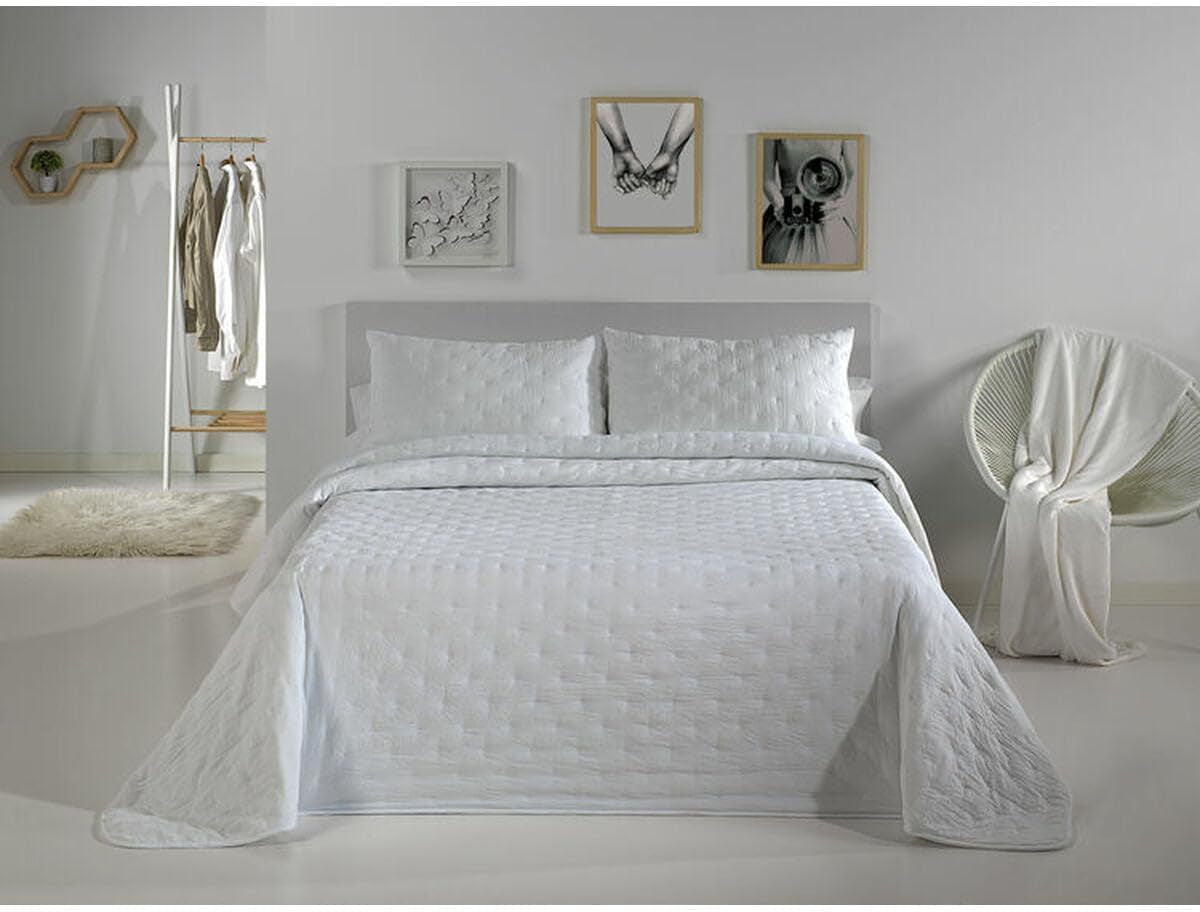 Pierre Cardin - Bouti Dots - Cama 180 cm - Color Gris C5 Edredones y edredones Naty Shop Blanco C4 Cama 150 cm
