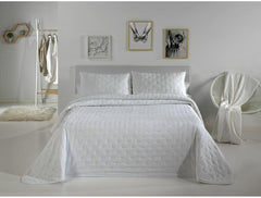 Pierre Cardin - Bouti Dots - Cama 180 cm - Color Gris C5 Edredones y edredones Naty Shop Blanco C4 Cama 150 cm