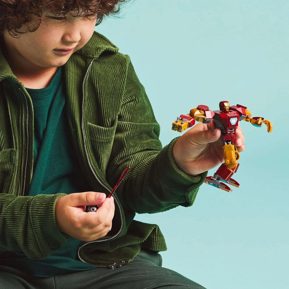 LEGO Marvel Iron Man Mech vs. Ultron - Juguete de superhéroe con 2 minifiguras - Figura de acción con brazos, piernas y dedos móviles - Regalo para niños y niñas a partir de 6 años 76307 Besuche den LEGO-Store Building Sets