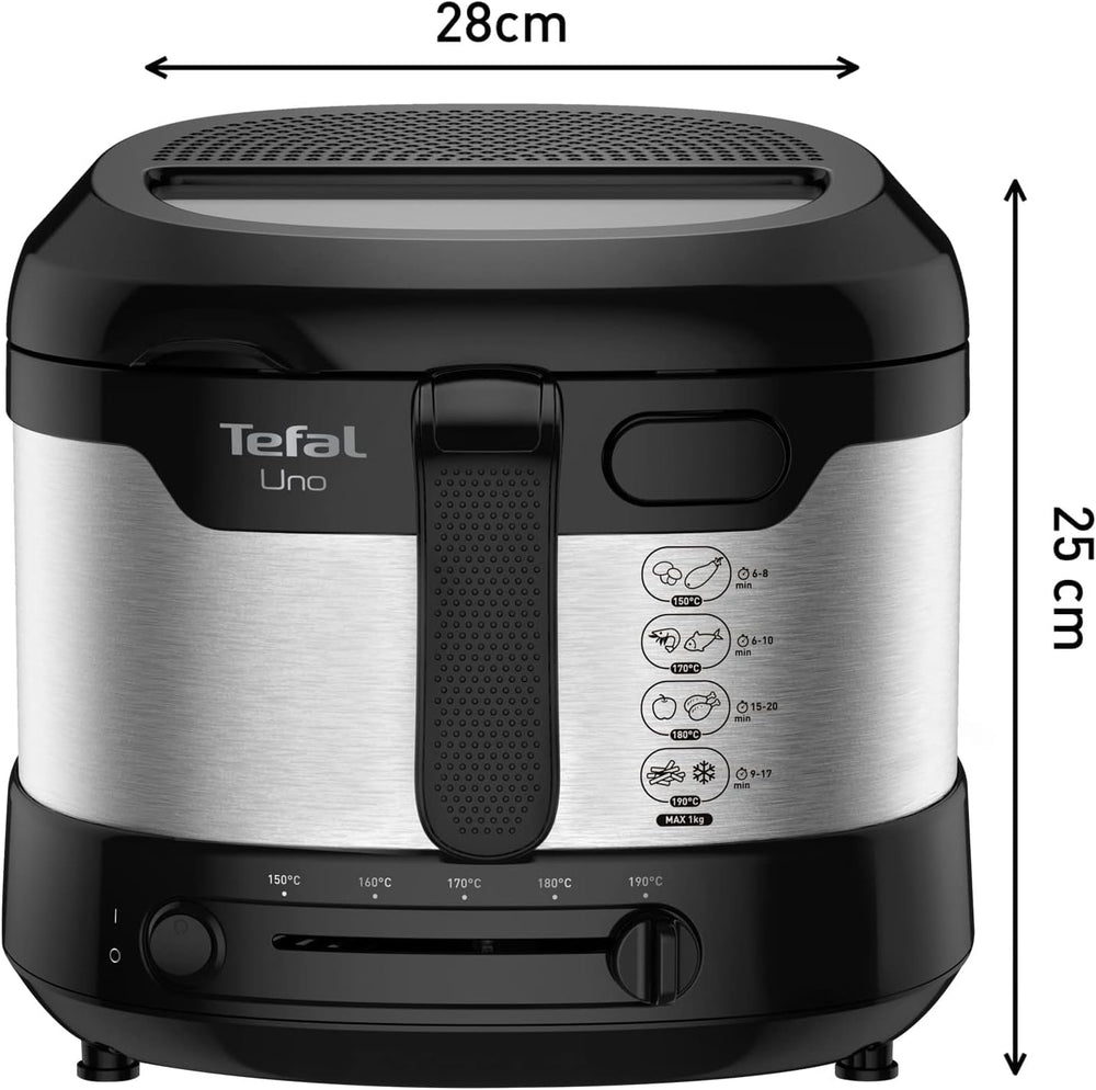 Freidora Tefal Uno M FF215D, 1470 Watts, capacidad: 1 kg Naty Shop Electrodomésticos