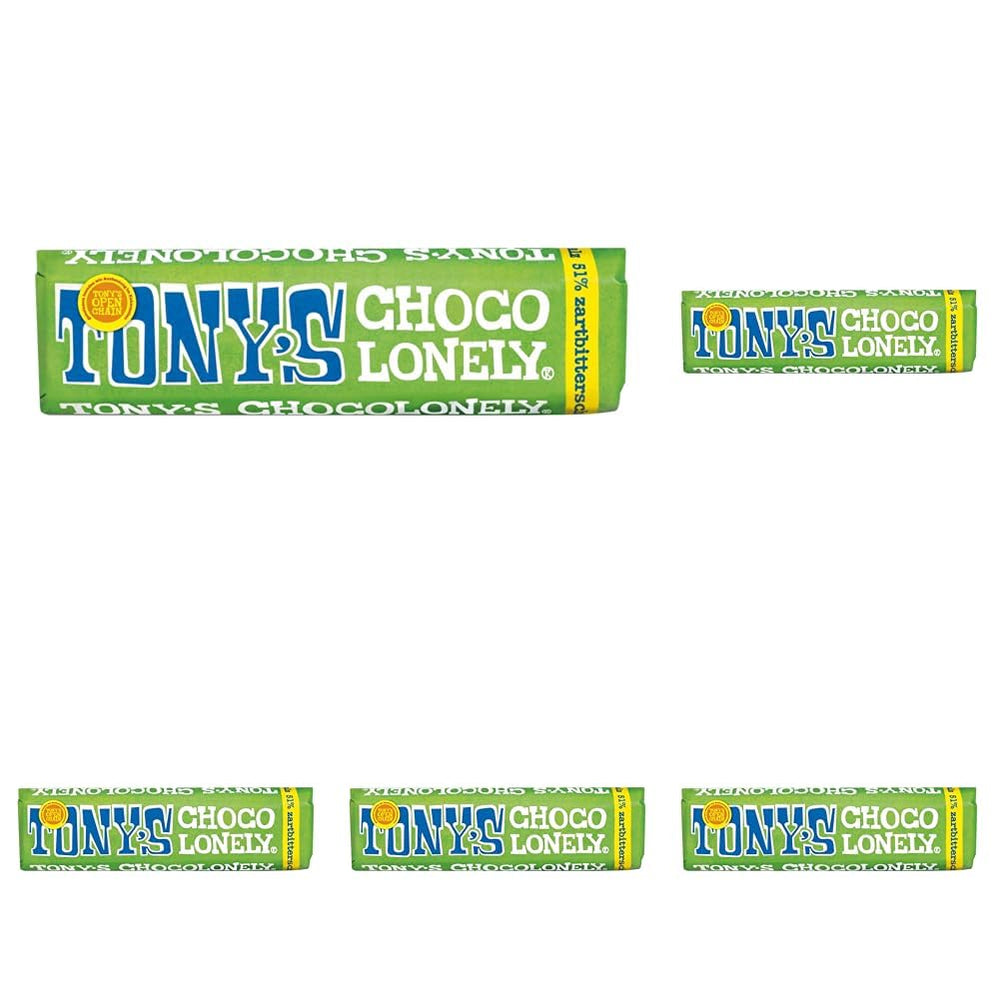 Tony's Chocolonely, chocolate con leche con caramelo y sal marina 47g