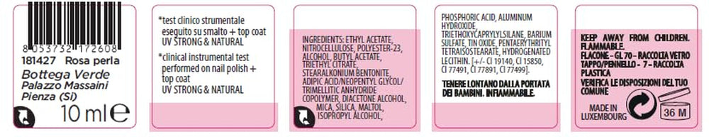- Oja cu durată de 7 zile, 10 ml, roz perlat