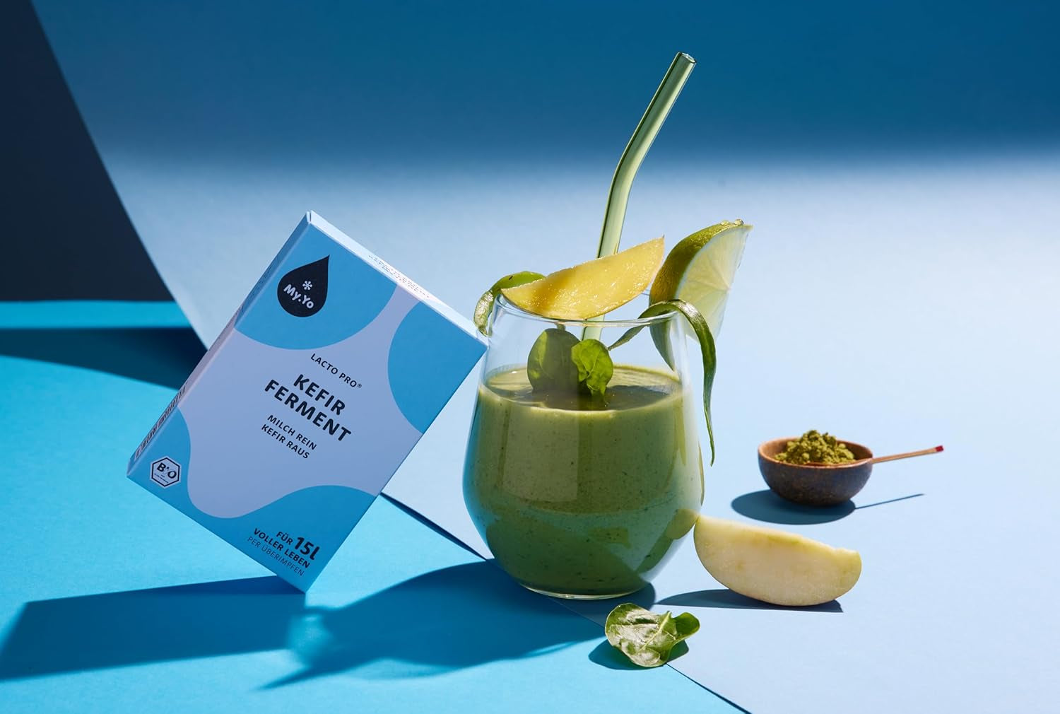 Bio Kefirferment Lacto Pro – 6x5 g – Starterkulturen für 30 L selbstgemachen Kefir – ohne Pilz – DE-ÖKO-013 certificado