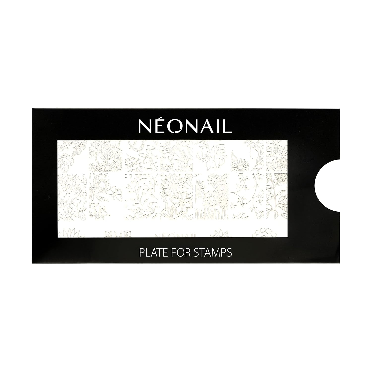 NÉONAIL Nagel Stempel Mit Schaber - Nägel Selber Machen - Nail Art Stamper - Nageldesign Für Nagel Schablone - French Nails Stempel - Silikon Nagelstempel