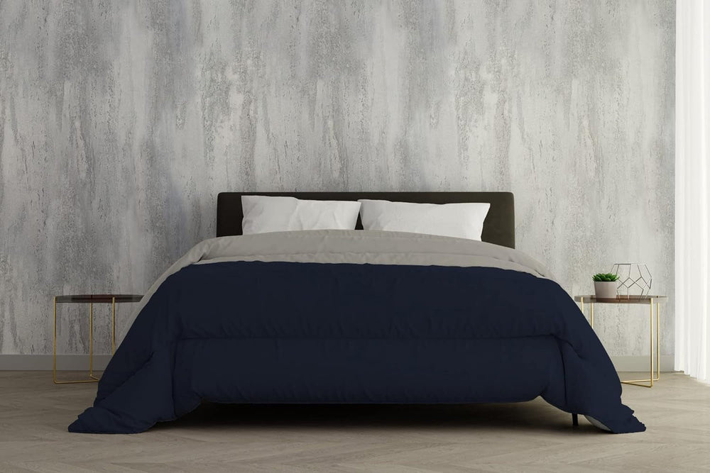 Italia Lenjerie de pat Plapumă de iarnă, gri deschis/gri închis, 2 locuri, 250 X 200 Cm Plapumi si pilote Naty Shop Blu Scuro/Grigio Chiaro 250 X 200 Cm