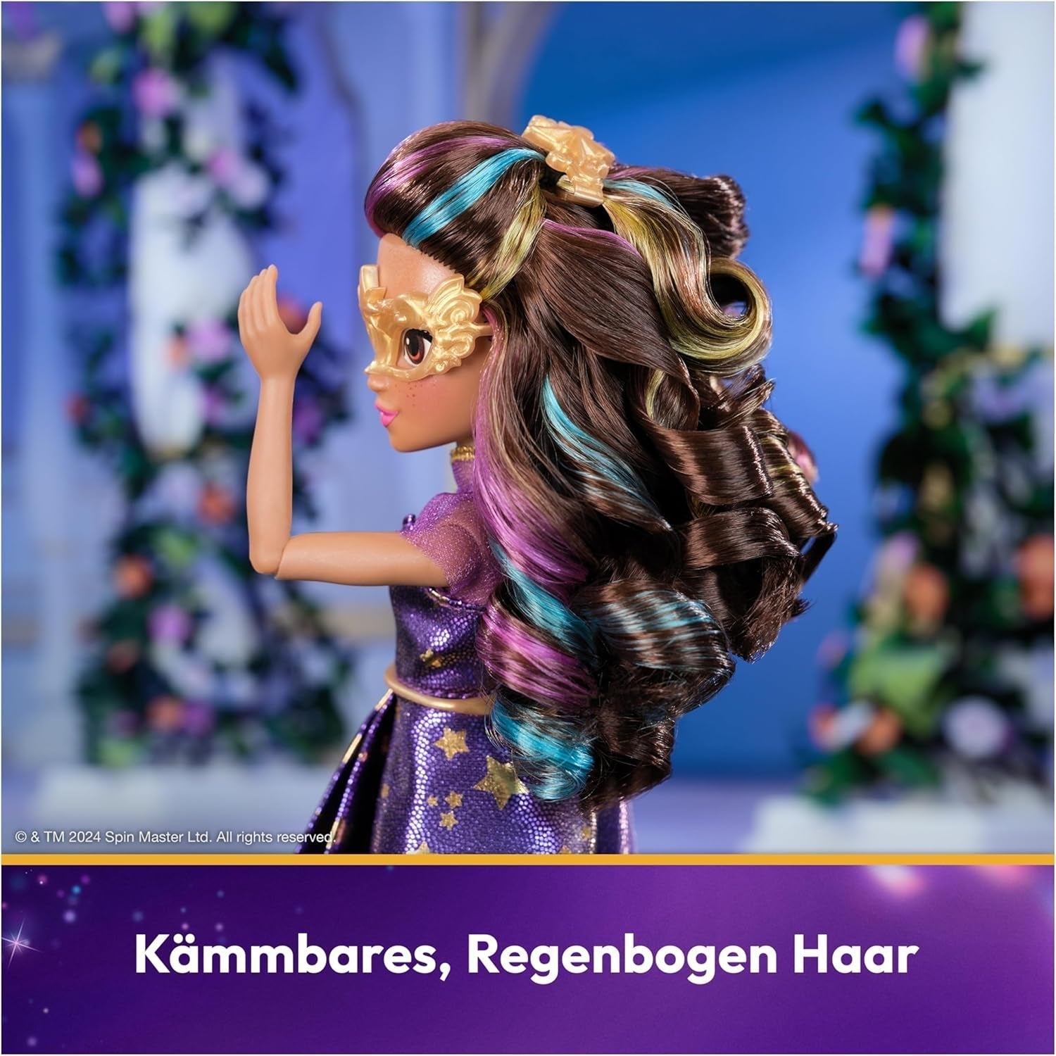 Unicorn Academy Deluxe Masked Ball Sophia - Muñeca de 24 cm de la popular serie de Netflix con 2 conjuntos, disfraces clásicos y juegos de rol, a partir de 4 años Naty Shop Dolls