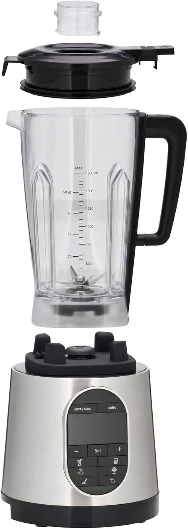 WMF Kult Pro Hochleistungs-Standmixer 1.600 Watt, 36.000 U/Min, Mixbehälter 1,8L, 6 Autoprogramme, Smoothie-, Ice Crush- Und Intervall-Funktion Mama si Copilul Naty Shop