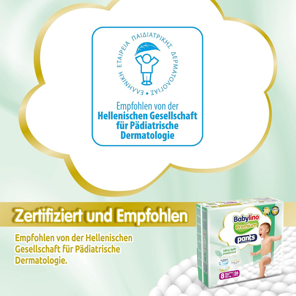 Pantalón Premium Talla 8 con filtro ultrasuave, XXL (20+ kg), 26 piezas