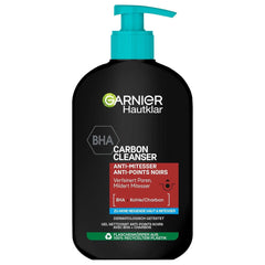 Garnier Charcoal Cleanser Gel Limpiador Facial Contra Puntos Negros y Espinillas 250ml Ducha y Baño Naty Shop