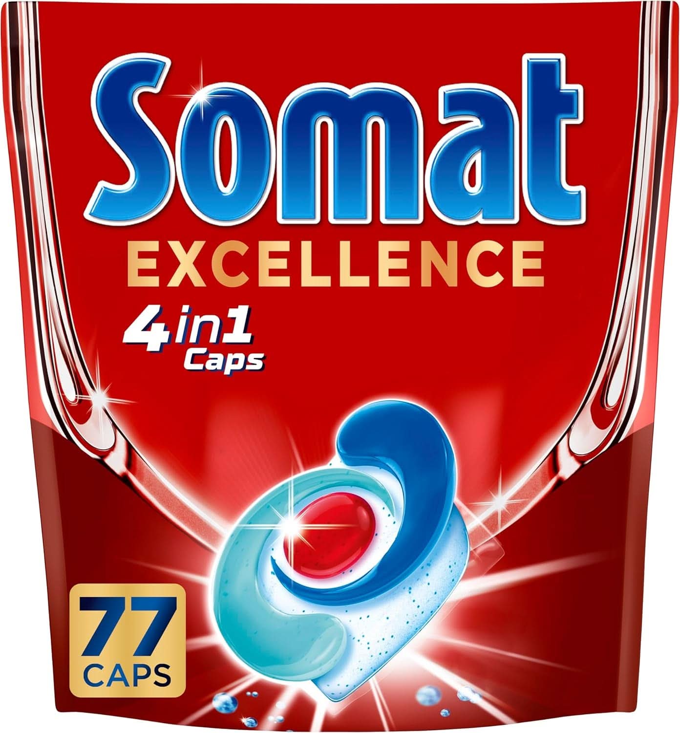 Somat Excellence 4En1 Cápsulas (141 Cápsulas), Detergente Para Lavavajillas De Rápida Disolución Naty Shop Detergentes De Cocina 77 Cápsulas Fresco